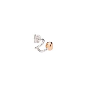 DODO PEPITA LEFT EARRING IN SILVER AND ROSE GOLD
